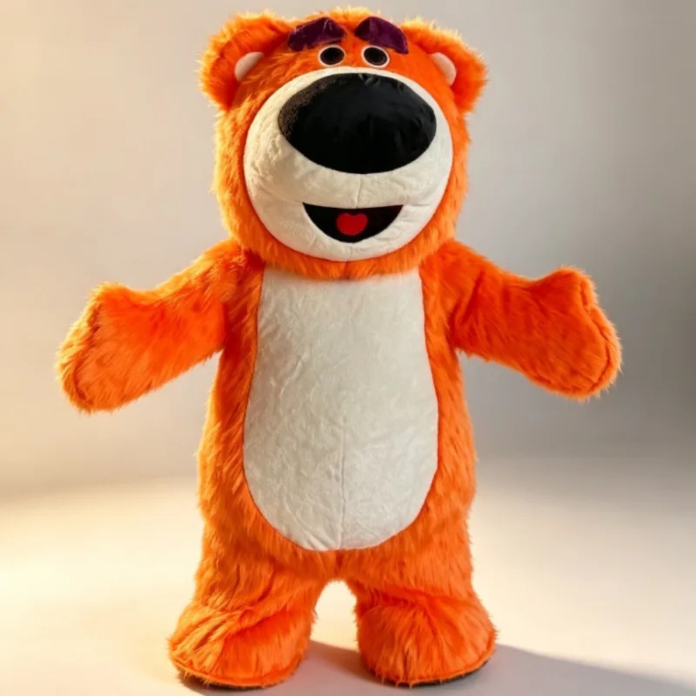 Suits - Fato de mascote de urso laranja