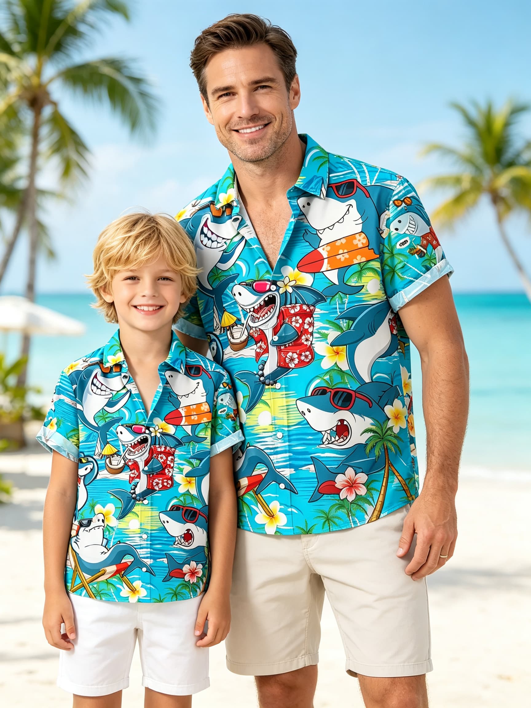 Vintage Hawaiian Floral Shirt - Camisa de manga curta com estampa