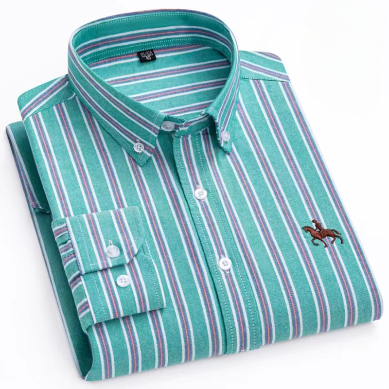 6xl 100% algodão oxford camisa - Oxford Cotton Casual Shirt Business avaliação e preço