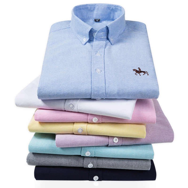 6xl 100% algodão oxford camisa - Oxford Cotton Casual Shirt Business avaliação e preço