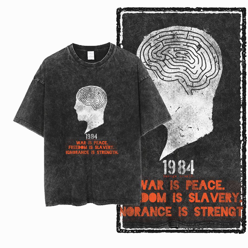 Camiseta masculina G02 exclusi - Acid Wash Vintage Graphic T Shirt avaliação e preço