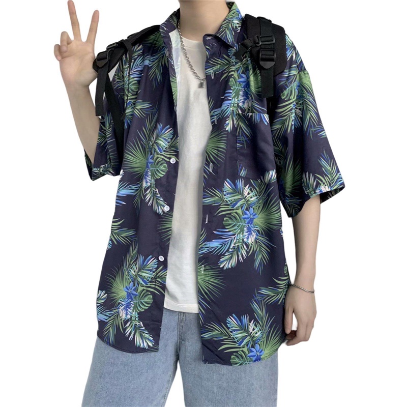 Casual havaiano retro floral i - Vintage Hawaiian Floral Shirt avaliação e preço