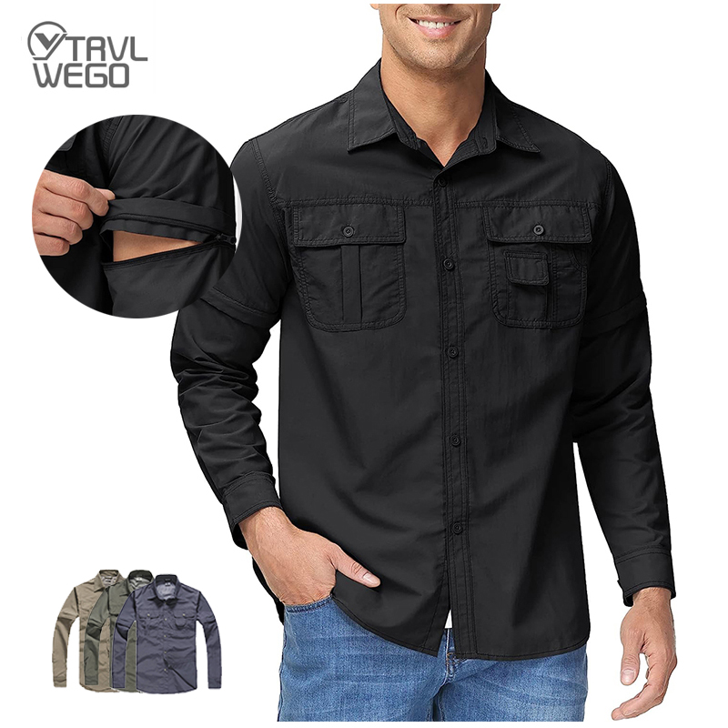 Trvlwego camisa masculina cami - Tactical Military Shirt Cargo avaliação e preço