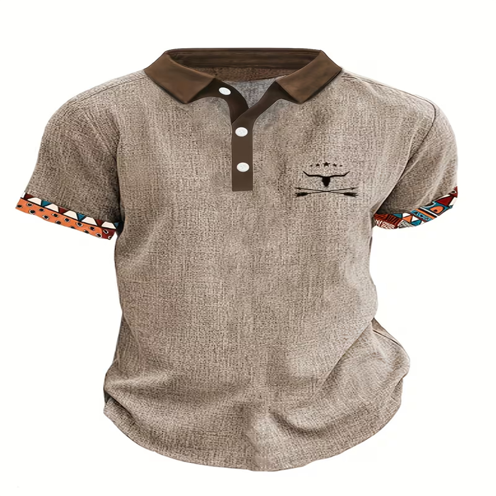 Camisa Polo Masculina de Manga - Vintage Hawaiian Floral Shirt avaliação e preço