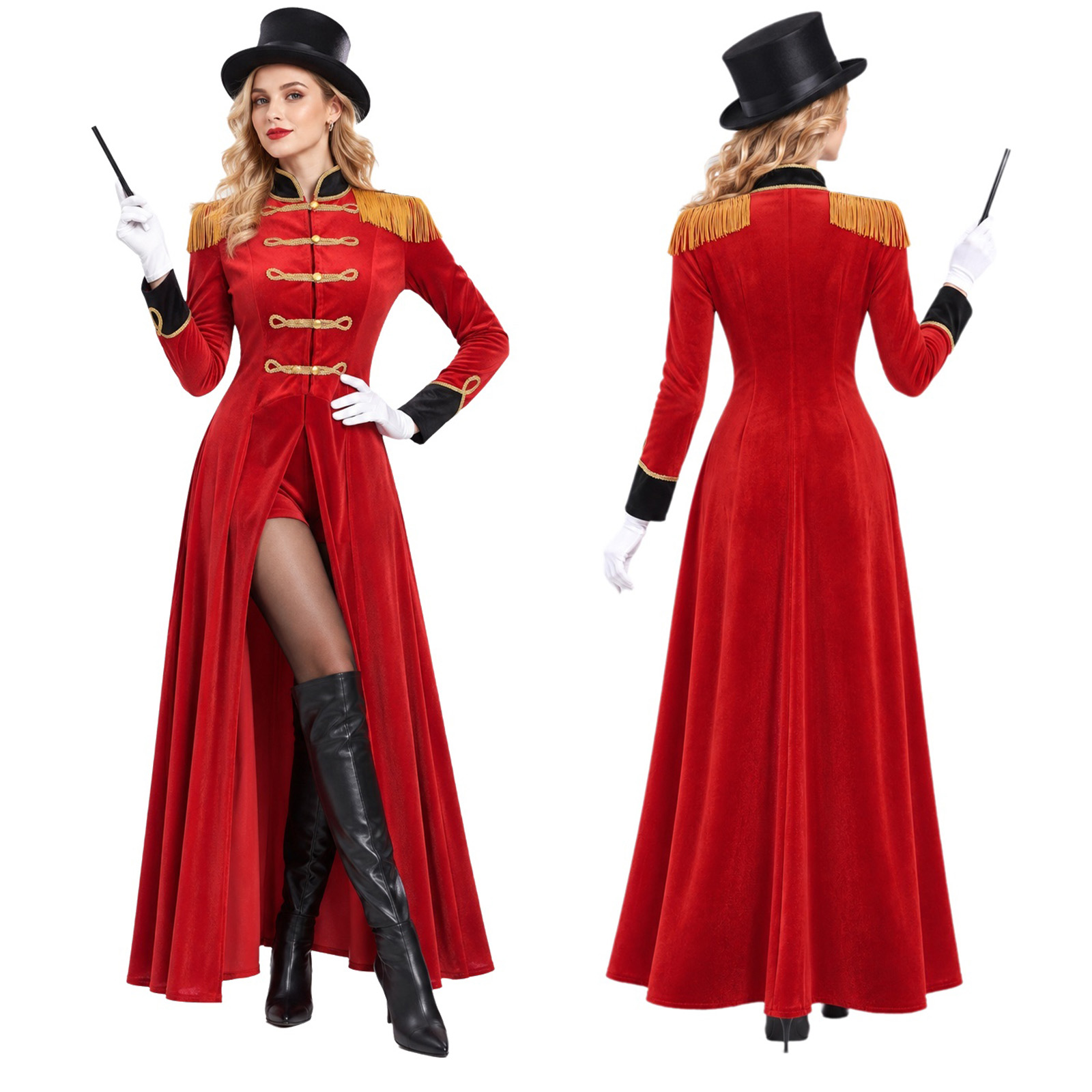 Traje de cosplay de cauda long - Jackets avaliação e preço