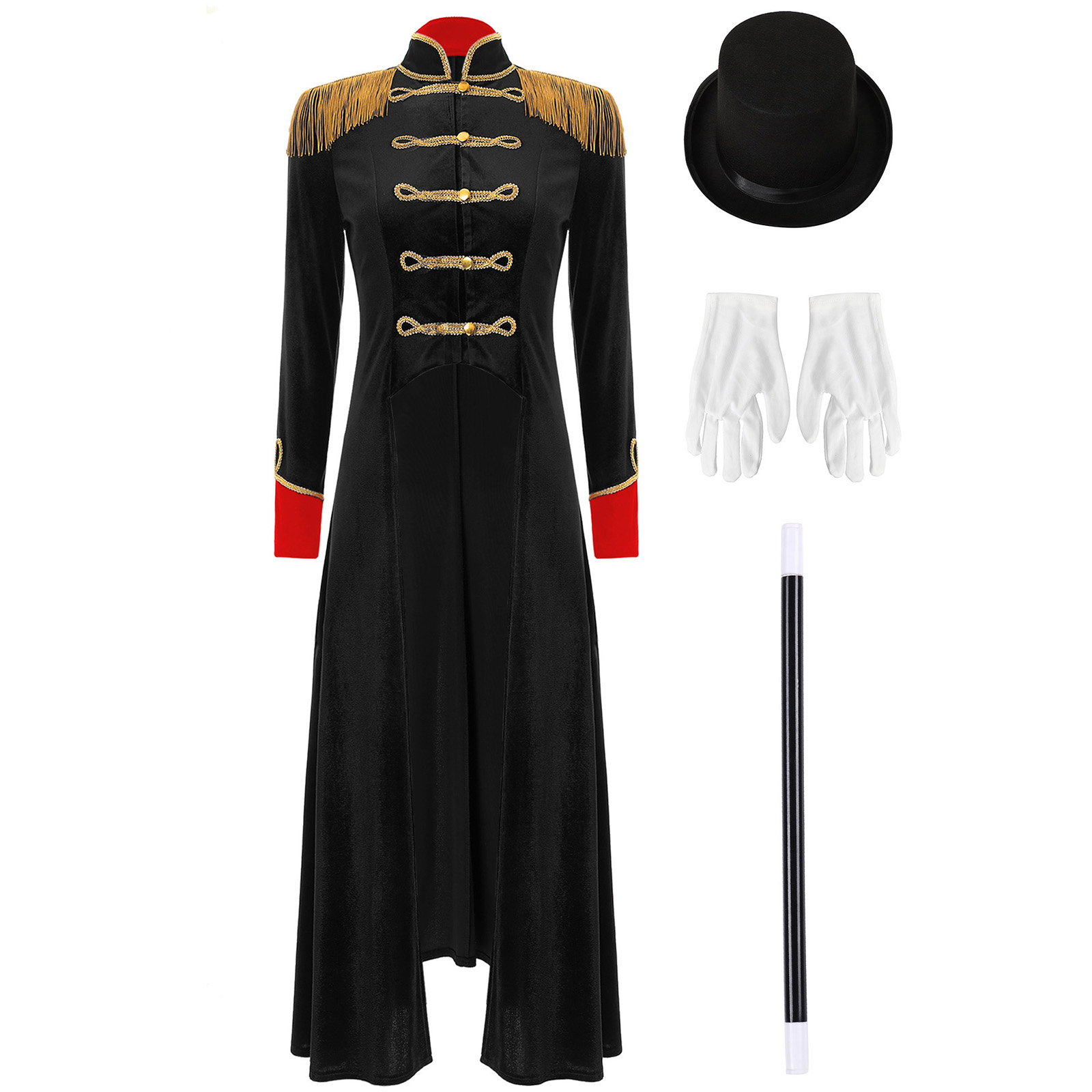 Traje de cosplay de cauda long - Jackets avaliação e preço