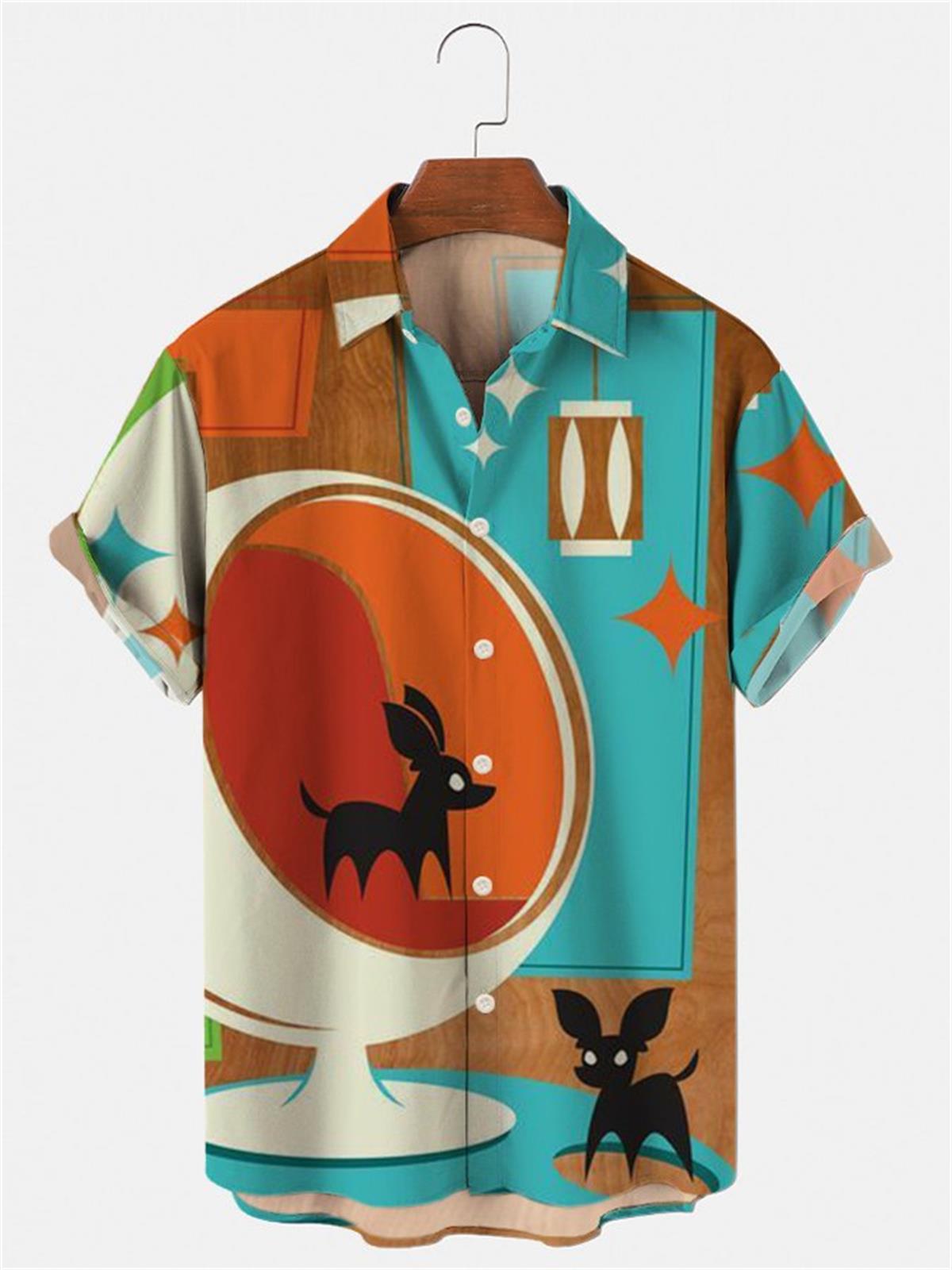 Camiseta Havaiana Masculina, C - Vintage Hawaiian Floral Shirt avaliação e preço